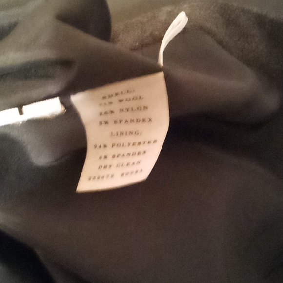 Ann Taylor gray lined pencil skirt size 4 - Picture 6 of 7